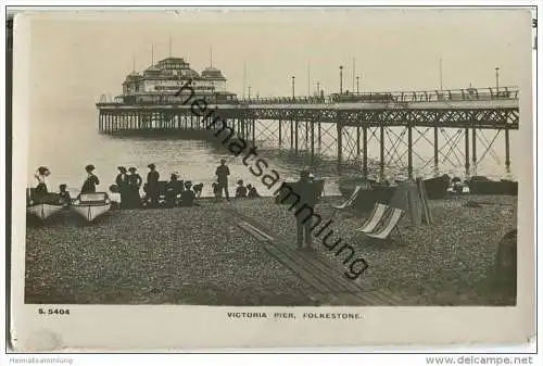 Folkestone - Victoria Pier - Kent -&nbsp;Foto-AK