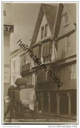 Dartmouth - 17 th. century houses - Devon -&nbsp;Foto-AK