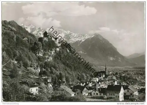 Vaduz - Foto-AK Grossformat