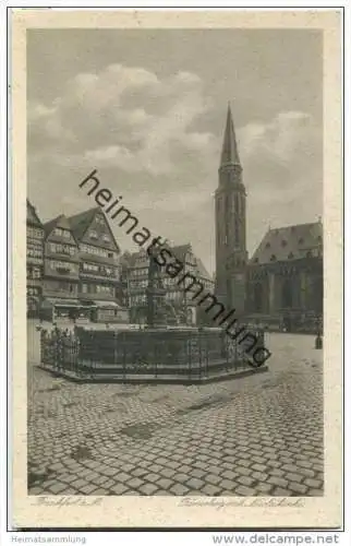 Frankfurt - Römerberg mit Nicolaikirche