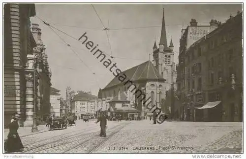 Lausanne - Place St. Francois - Foto-AK