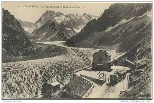 Chamonix - La Mer de Glace et Gare du Montenvers