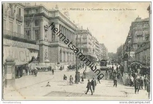 Marseille - La Cannebiere - Strassenbahn