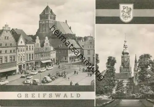Greifswald - Foto-AK Grossformat - Verlag Gebr. Garloff Magdeburg
