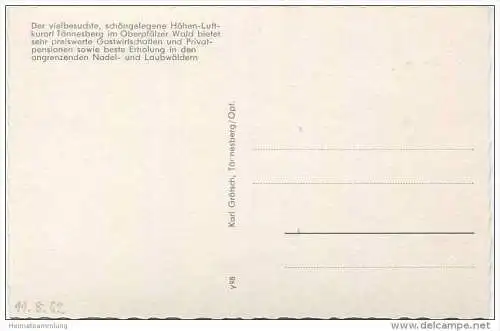 Tännesberg 60er Jahre