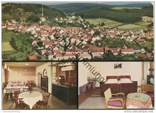 Tännesberg - Pension Cafe Schlössl - Inhaber Hilde Valentin - AK Grossformat 60er Jahre