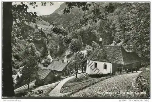 Flüeli-Ranft - die drei Ranft Kapellen - Foto-AK