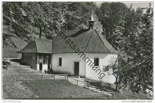 Ranftkapelle mit Zelle des heiligen Bruder Niklaus - Foto-AK