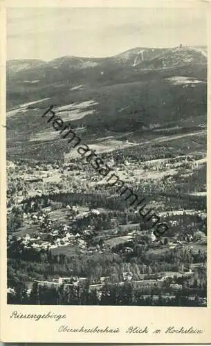 Szklarska Poreba - Oberschreiberhau - Blick vom Hochstein - Foto-AK - Verlag Bruno Scholz Görlitz