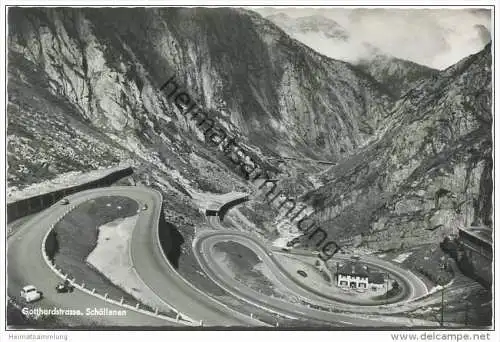 Passo San Gottardo - Schöllenen - Foto-AK