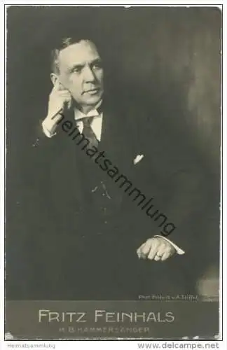 Fritz Feinhals - Baritonist und Königlich-Bayerischer Kammersänger - Foto-AK