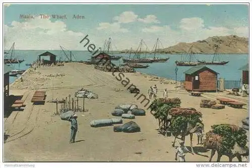 Aden - Maala - The Wharf ca. 1920