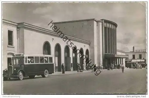 Caen - La Gare - Foto-AK 1953