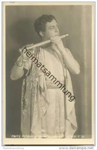 Fritz Fitzau als Tamino in der Zauberflöte - deutscher Opernsänger (Tenor) - Foto-AK