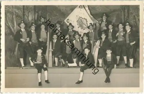 Kirchbichl - Gesangverein - Fahne - Foto-Ansichtskarte - Volkstrachten-Erhaltungs-Verein Kirchbichl Tirol