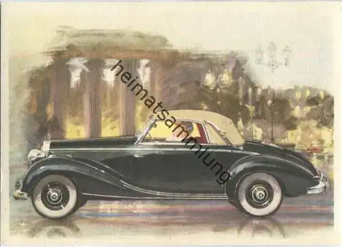 Mercedes-Benz - Typ 170 S Cabriolet A - Älteste Automobilfabrik der Welt - Nr. V 50/30 11 / 11 - AK Grossformat