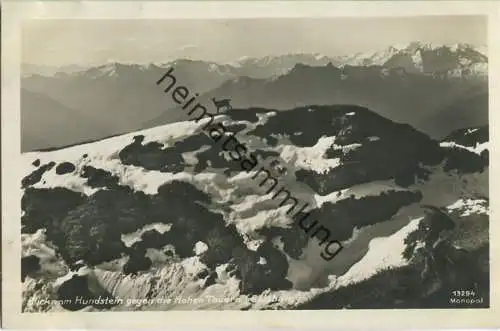 Hundstein - Hohen Tauern - Foto-Ansichtskarte - Verlag A. G. Schöllhorn Innsbruck