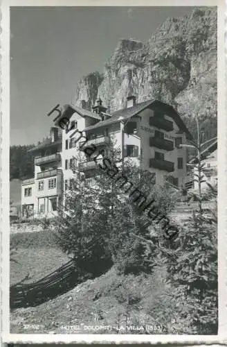 Hotel Dolomiti - La Villa - Foto-Ansichtskarte - Verlag Ghedina Cortina