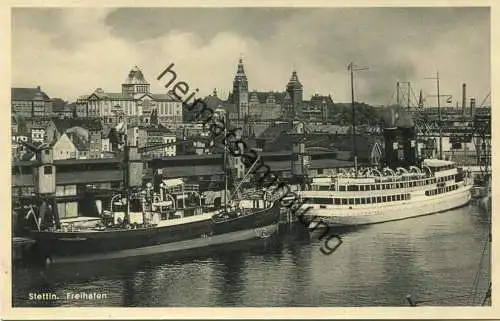 Stettin - Freihafen - keine AK-Einteilung