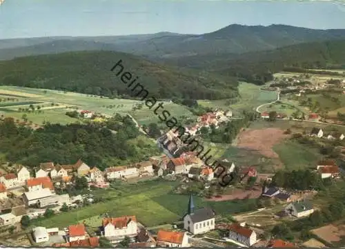 Hertlingshausen - Luftbild - AK Großformat - Verlag Cramers Dortmund - gel. 1967