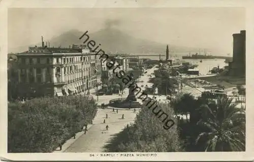 Napoli - Piazza Municipio - Foto-AK - gel. 1931