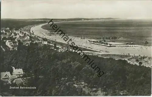 Swinoujscie - Swinemünde - Fliegeraufnahme - Foto-Ansichtskarte - Verlag Siegmund Weil Stettin