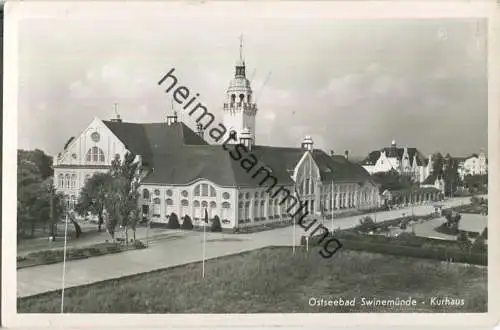 Swinoujscie - Swinemünde - Kurhaus - Foto-Ansichtskarte - Verlag Schöning & Co Lübeck