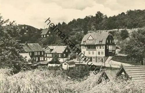 Hirschbach - FDGB-Erholungsheim Einheit - Foto-AK - Verlag VEB Bild und Heimat Reichenbach