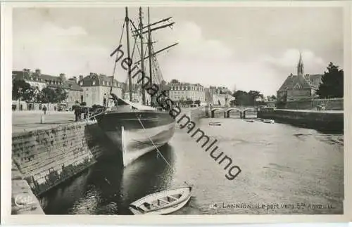 Lannion - Le port vers Sta. Anne - Foto-AK - Verlag C.A.P. Paris