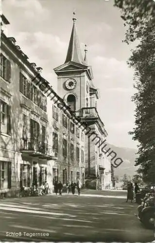 Tegernsee - Schloss - Foto-AK - Verlag Cramers Dortmund 60er Jahre