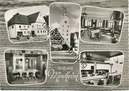 Monheim - Gasthof Zur Krone - Foto-AK Grossformat - Verlag Killmayer Donauwörth