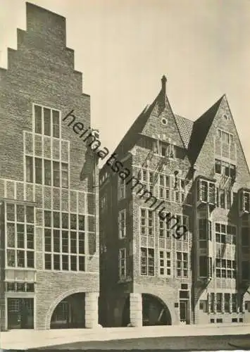 Bremen - Haus Atlantis - Robinson Krusoe-Haus - Böttcherstrasse - Foto-Ansichtskarte Grossformat - Verlag L. H. B. 555