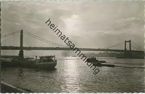 Duisburg-Ruhrort - Neue Rheinbrücke - Foto-Ansichtskarte - Verlag Wilhelm Schmitz Duisburg