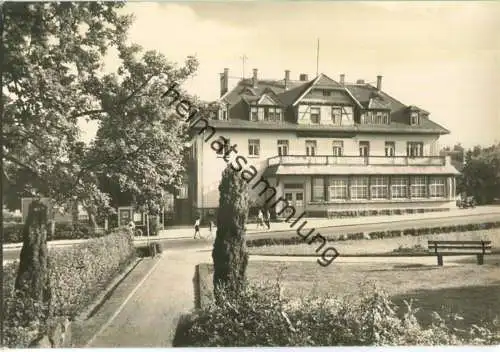 Hartha - FDGB-Erholungsheim Forsthaus - Foto-AK Grossformat - VEB Bild und Heimat Reichenbach