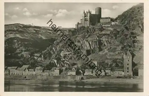 Burg Katz - St. Goarshausen (Rhein) - Foto-AK - Verlag Steininger Berlin