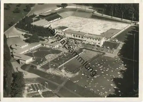 Zürich - Dolder Wellen- und Sonnenbad - Foto-Ansichtskarte Grossformat - Swissair Photo AG Zürich 40er Jahre