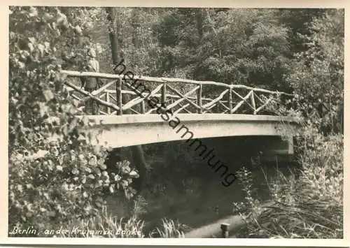 Berlin Zehlendorf - an der Krummen Lanke - Foto-AK Grossformat - Verlag Bruno Schroeter Berlin