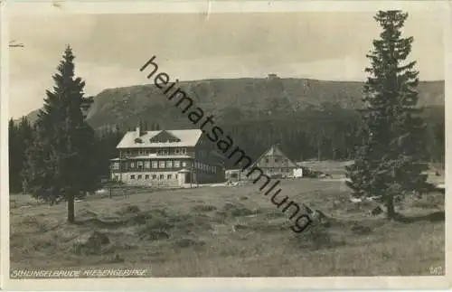 Schlingelbaude - Foto-Ansichtskarte