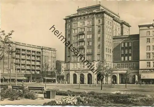 Magdeburg - Wilhelm Pick Allee - Blick zur Weinarkade - Foto-AK Großformat - Verlag Gebr. Garolff KG Magdeburg