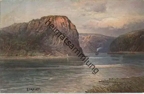 Loreley  - Künstler-Ansichtskarte