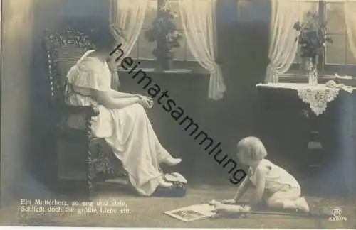 Mutter und Kind - Foto-AK ca. 1910 - Verlag RPH (Rotophot Berlin) 5561/4