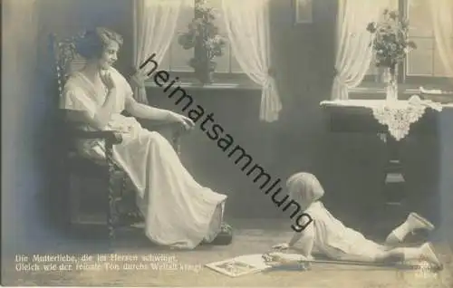 Mutter und Kind - Foto-AK ca. 1910 - Verlag RPH (Rotophot Berlin) 5561/2