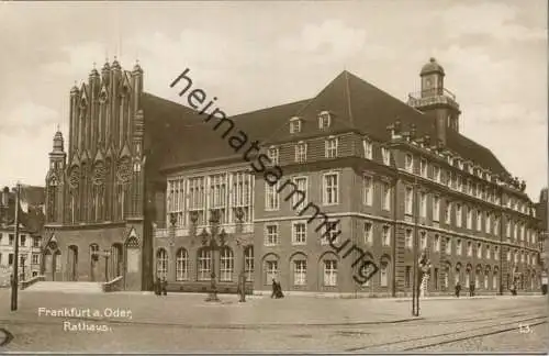 Frankfurt an der Oder - Rathaus - Foto-AK 20er Jahre - Verlag Trinks & Co. GmbH Leipzig