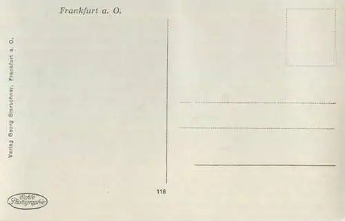 Frankfurt an der Oder - Foto-AK 20er Jahre - Verlag Georg Gierschner Frankfurt a. O.