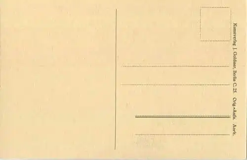 Rauener Berge - Der große Markgrafenstein - Verlag J. Goldiner Berlin