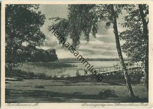 Bad Saarow - Scharmützelsee - Foto-Ansichtskarte - Verlag Georg Walther Fürstenwalde