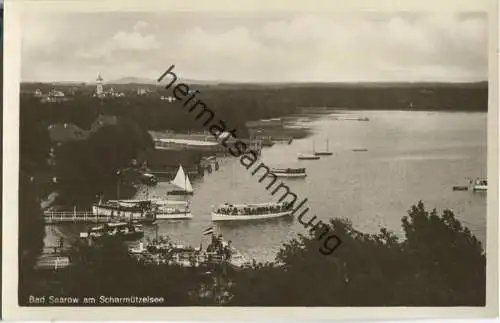 Bad Saarow - Scharmützelsee - Foto-Ansichtskarte - Verlag Georg Walther Fürstenwalde