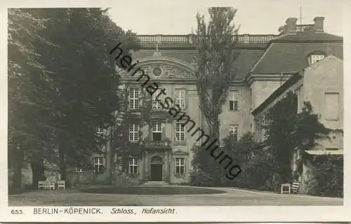 Berlin Köpenick - Schloss Hofansicht - Foto-AK 30er Jahre - Verlag Ludwig Walter Berlin