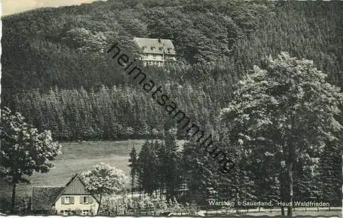 Warstein - Haus Waldfrieden - Verlag Cramers Dortmund