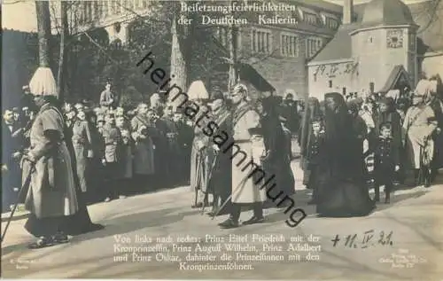 Beisetzungsfeierlichkeiten der Deutschen Kaiserin